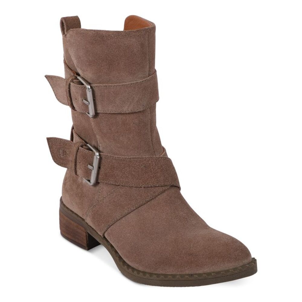 GENTLE SOULS KENNETH COLE Womens Brown Best Double Leather Boots Shoes 9.5 M